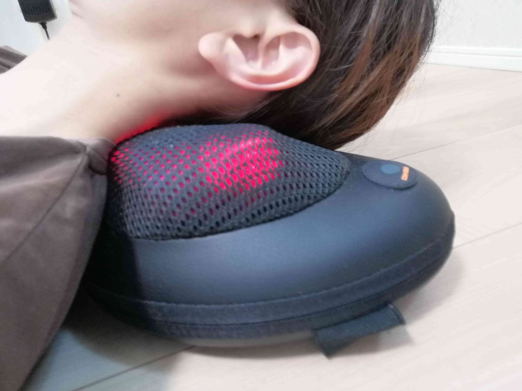 妊婦のマッサージ機使い方①