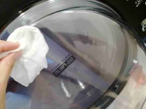 洗濯時短の洗濯乾燥機の説明　蓋