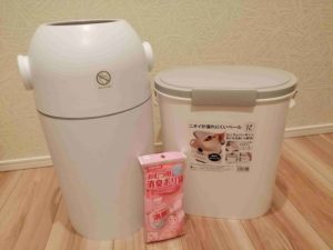 おむつの捨て方　我が家のゴミ箱