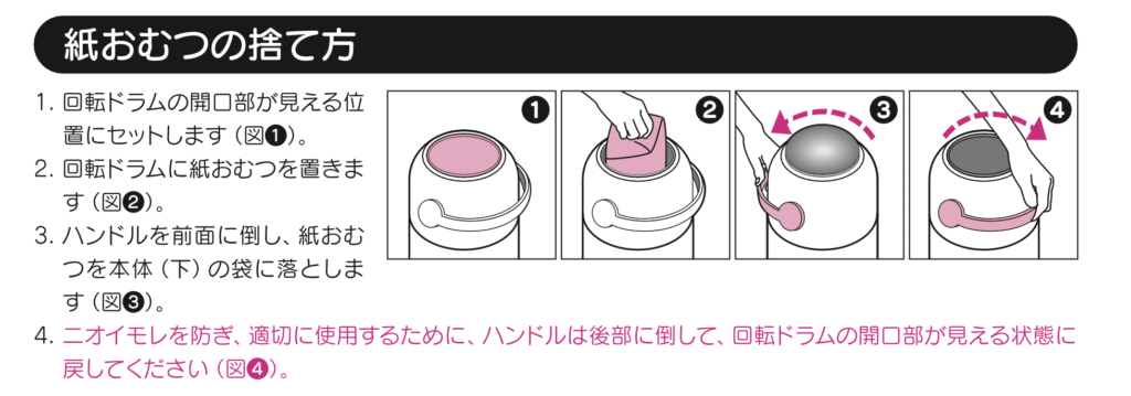 ピジョン公式ステールの使い方・捨て方