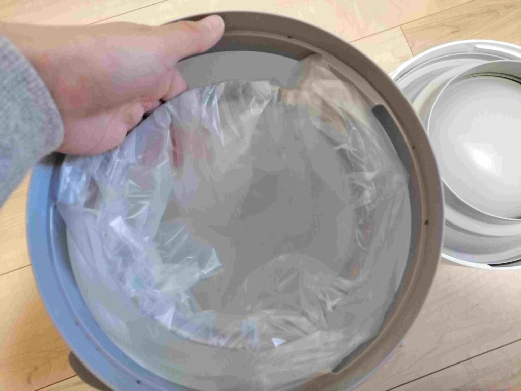 ステールの使い方①ゴミ袋設置６