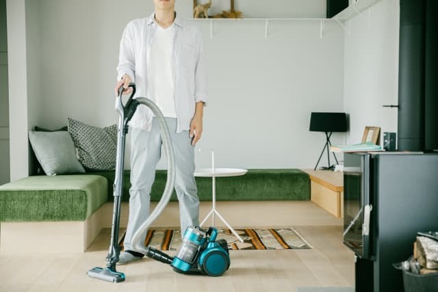 双子新生児のワンオペでは掃除はパパ担当